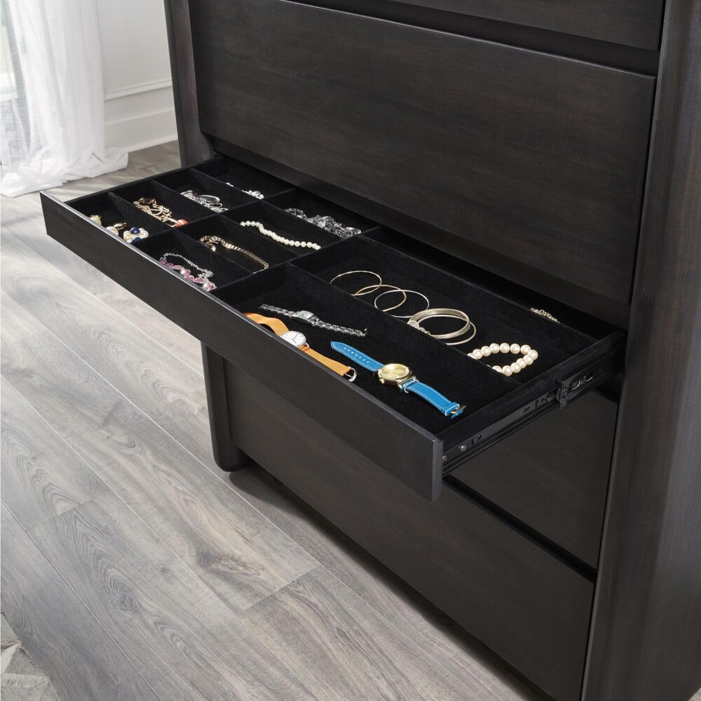 Urban Home Xolani 5-Drawer Chest in Jaguar, , large