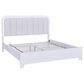 Ashley Jarlee 4-Piece King Upholstered Bedroom Set in White, , large