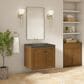 James Martin Laurent 30" Single Bathroom Vanity in Honey Oak with 3 cm Parisien Bleu Silestone Top and Rectangular Sink, , large