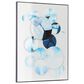 Maple and Jade 40" x 30" Wall Decor in Turquoise and White, , large
