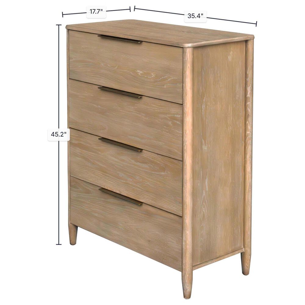 Canyon Hills Kamelia 4 Drawer Chest in Sand, , large