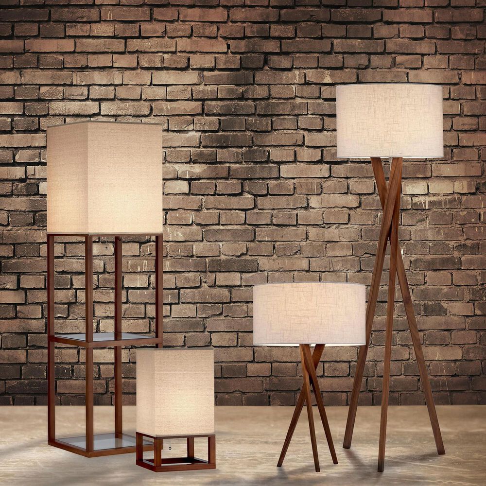 37B Brooklyn Floor Lamp in Walnut, , large