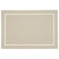 Saro 13" x 19" Laser-Cut Hemstitch Placemat in Ivory, , large