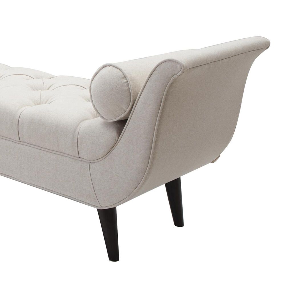 Jennifer Taylor Home Alma Tufted Entryway Bench in Sky Neutral NFM