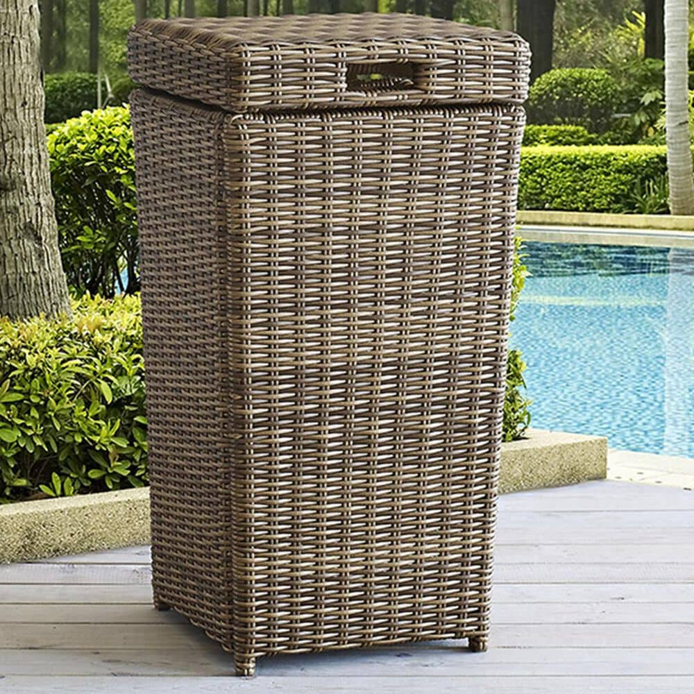 Firefly Bradenton Trash Can in Light Brown, , large