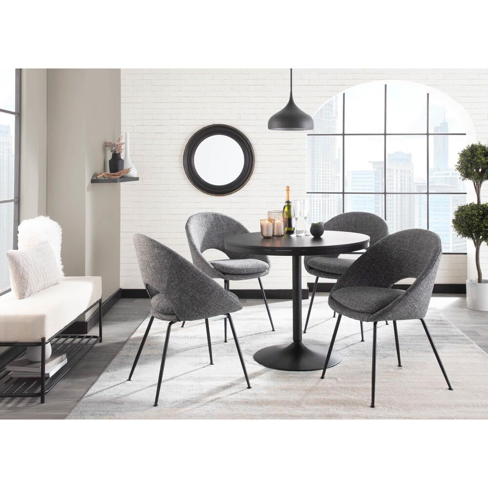 Lumisource Dakota Dining Table in Black - Table Only, , large