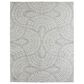 Feizy Wallace WAL8A38F Gray 5" x 8" Area Rug, , large