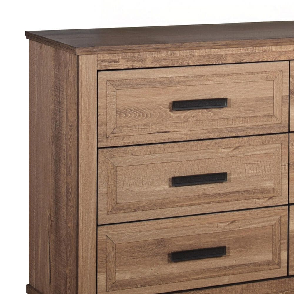 New Heritage Design Coventry Hall 6-Drawer Dresser Only in Pecan, , large