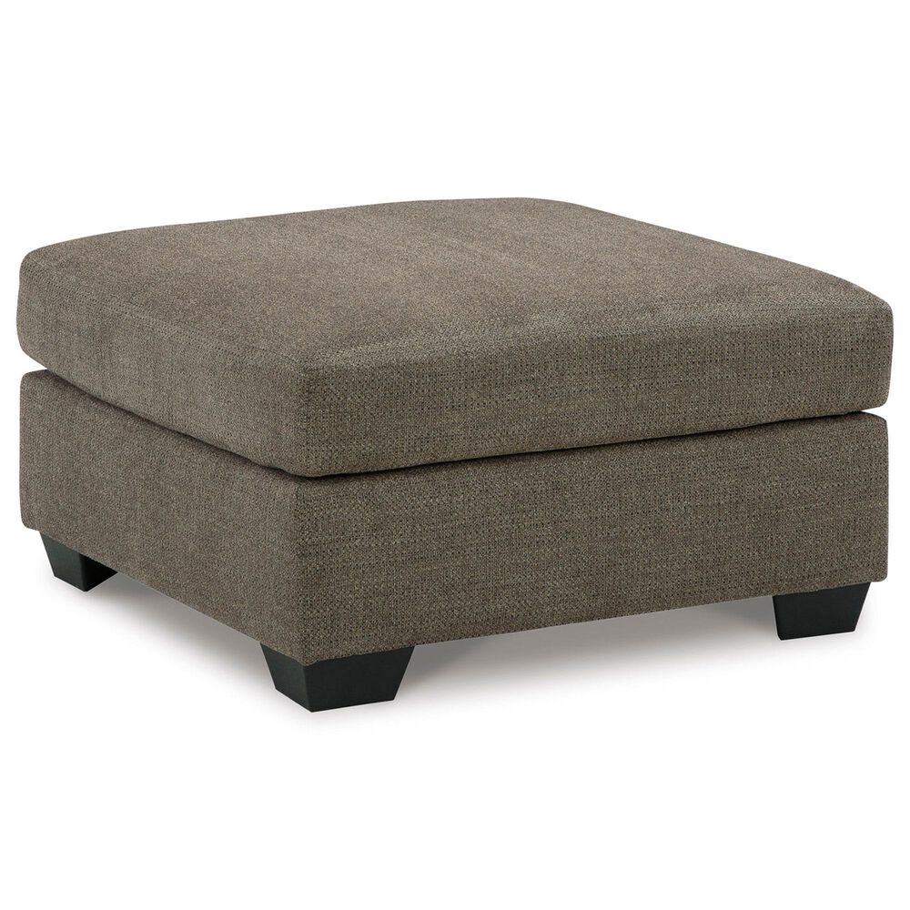 Ashley Mahoney Oversized Accent Ottoman in Chocolate, , large