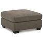 Ashley Mahoney Oversized Accent Ottoman in Chocolate, , large