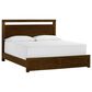 Riva Ridge Modern Loft 4 Piece Queen Panel Bedroom Set in Brownstone, , large