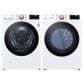 LG 4.5 Cu. Ft. Front Load Washer and 7.4 Cu. Ft. Gas Dryer with TurboWash 360 Laundry Pair in White, , large