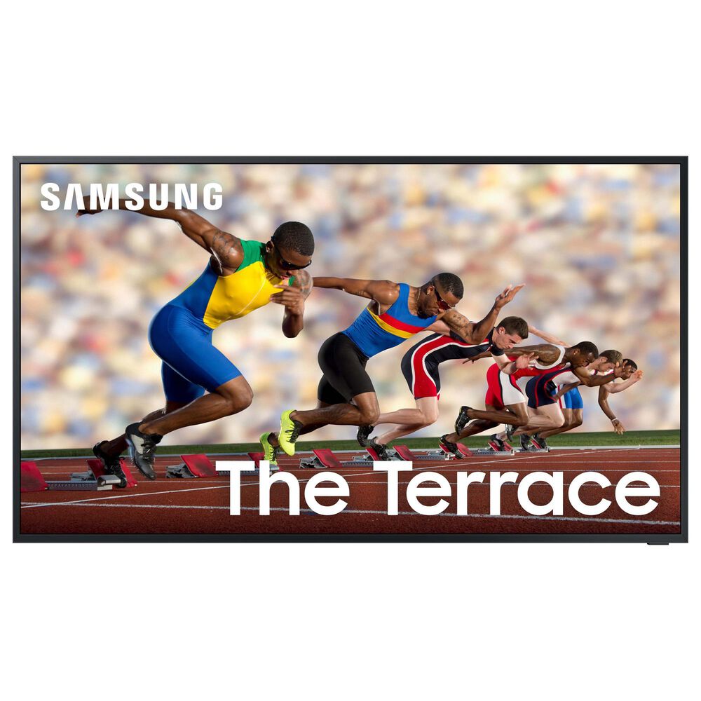 Samsung 75" Class 4K The Terrace Full Sun QLED Outdoor TV in Titan Black - Smart TV, , large