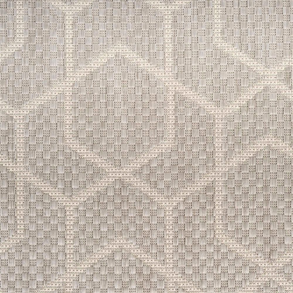 Nourison Horizon HOZ01 Grey 4&#39; x 6&#39; Indoor/Outdoor Area Rug, , large