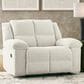 Ashley Orlen Manual Zero Wall Wide Seat Recliner in Winter, , large