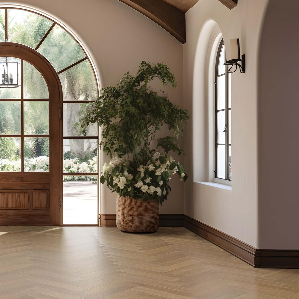 Karastan Gault Estate Herringbone Victorian Smoke Oak Engineered Hardwood, , large