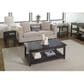 Waltham Cocktail Table with Lower Shelf in Grey, , large