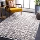 Safavieh Marrakesh 4" x 6" Ivory and Dark Grey Area Rug, , large
