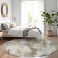 Dalyn Rug Company Kochi KC1 Mocha 8" Round Area Rug, , large