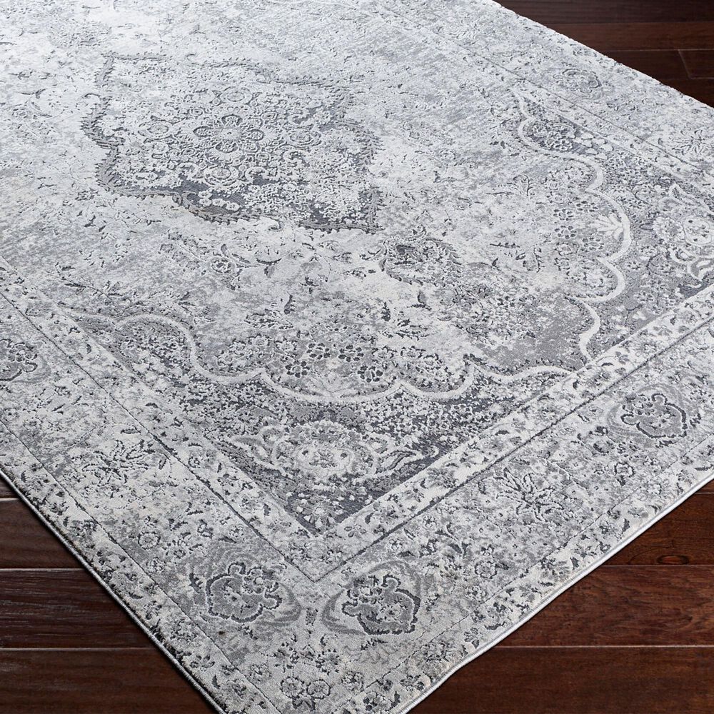 Surya Aisha 12&#39; x 15&#39; Charcoal, Gray and Off-White Area Rug, , large