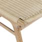 Sunset West Travertino and Sedona 5-Piece Patio Dining Set in Bisque and Teak, , large