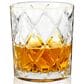 True Brands Scotch Diamond Cut Tumbler Glasses in Clear (Set of 4), , large
