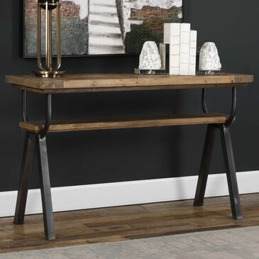 Uttermost Domini Console Table in Brown, , large