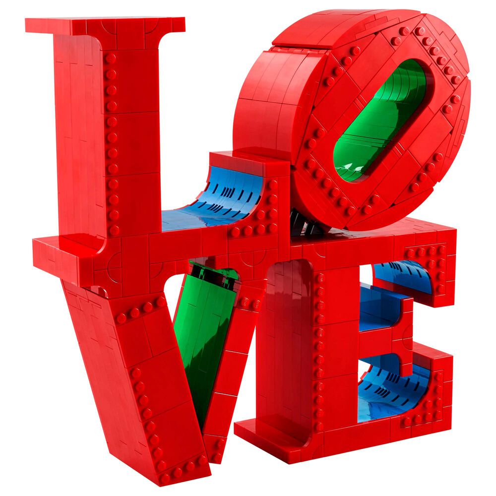 LEGO Art Love Collectible Building Set in Red, Blue and Green, , large