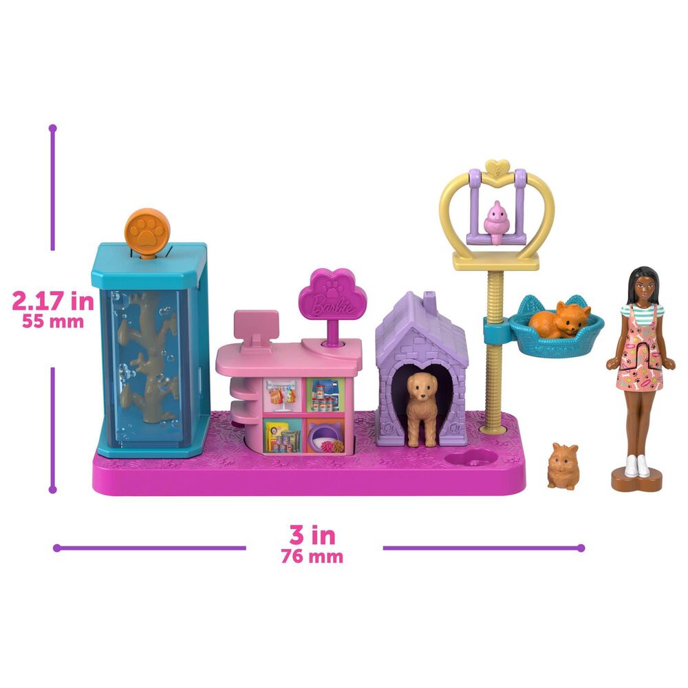 Barbie Mini Barbie Land Dreamhouse Playset with Dolls and Accessories in Multicolor, , large