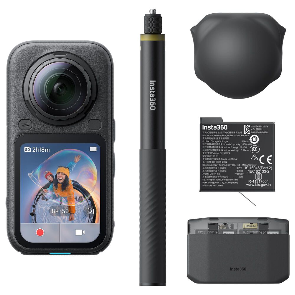Insta360 X6 Essentials Bundle in Midnight Black, , large