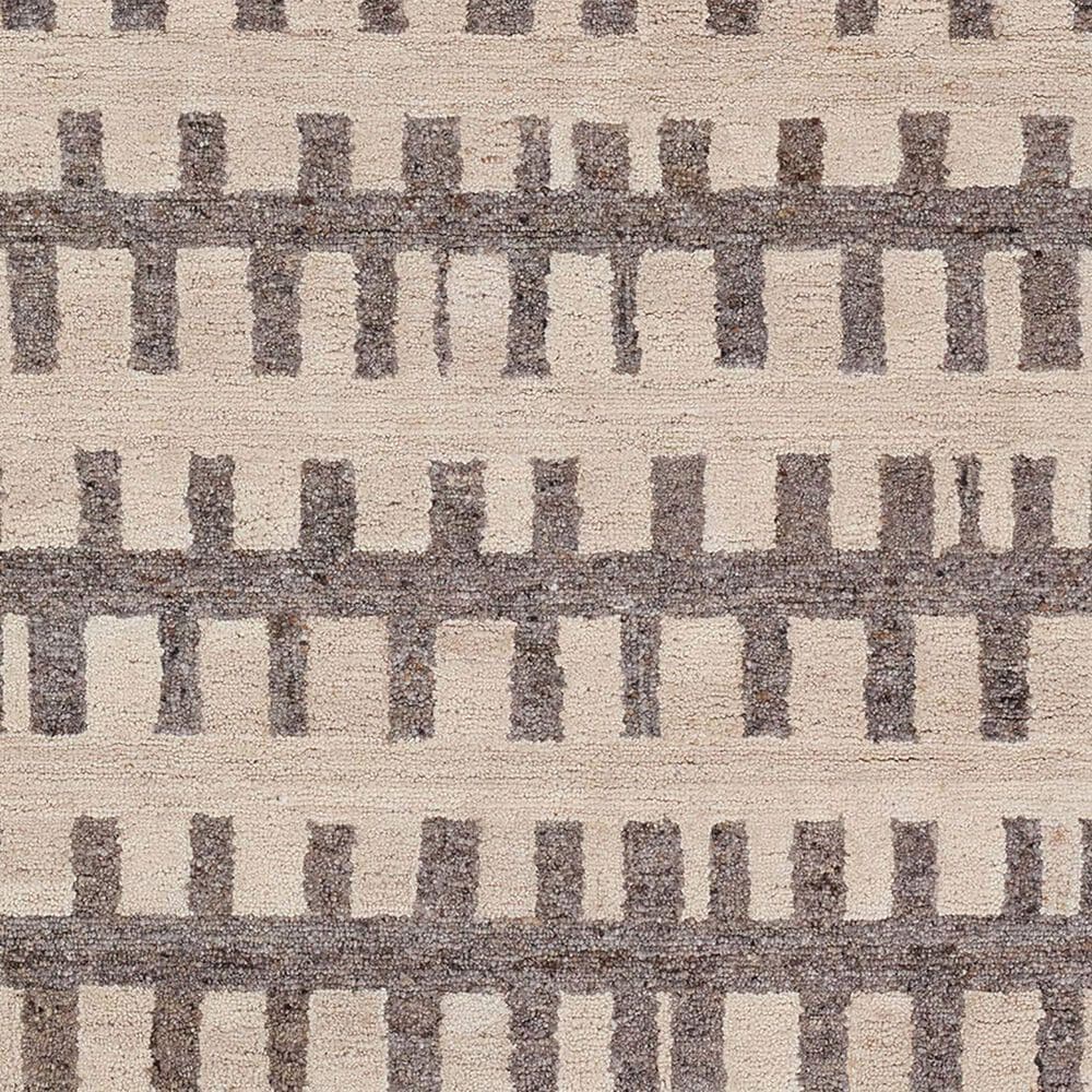 Jaipur Hadi Emir 8&#39; x 10&#39; Feather Gray, Bungee Cord and Almond Milk Area Rug, , large