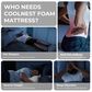 SweetNight CoolNest 16" 518 Medium Queen Mattress in a Box, , large