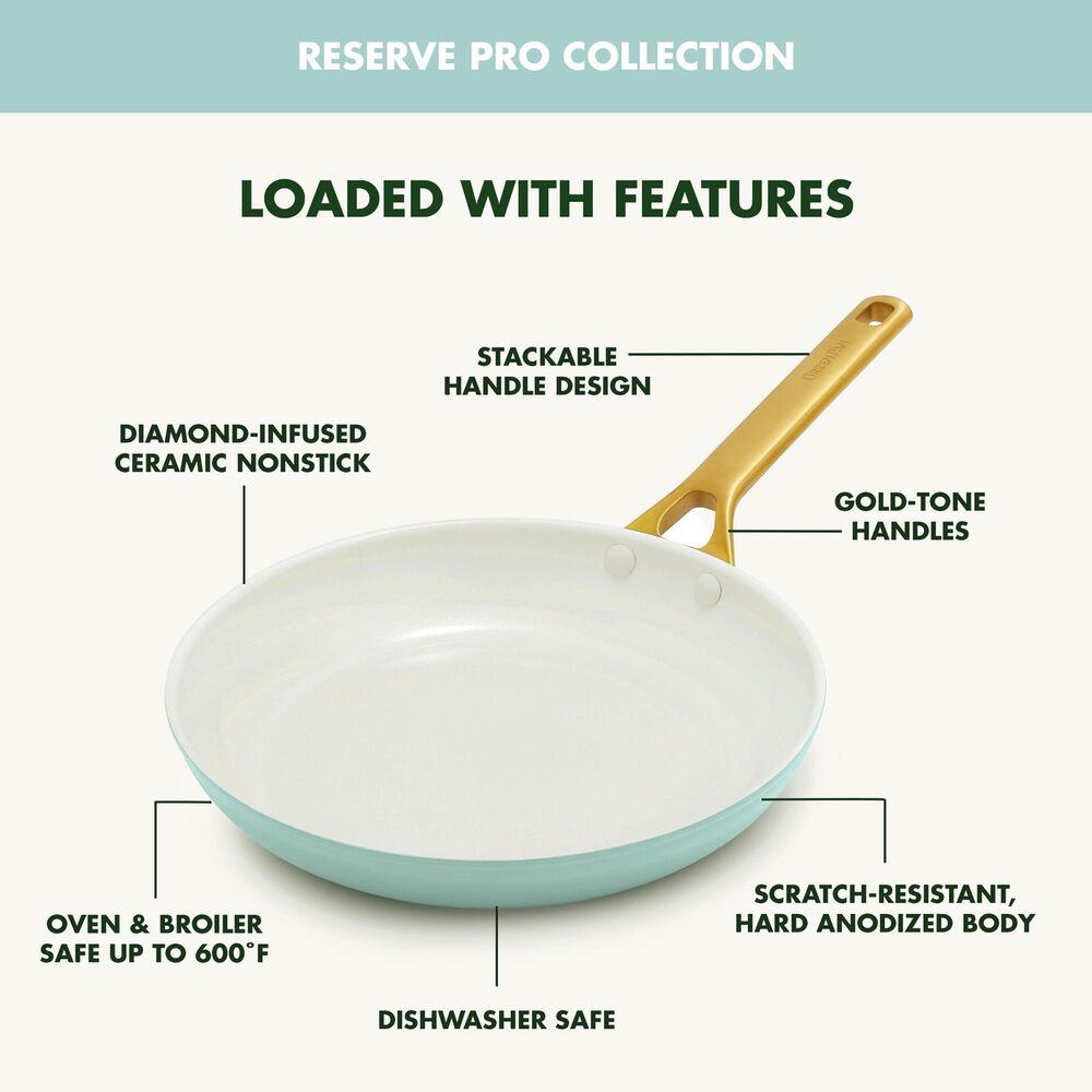 Green Pan Reserve Pro 10-Piece Cookware Set in Seaside, , large