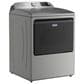 Maytag 5.2 Cu. Ft. Smart Top Load Washer and 7.4 Cu. Ft. Smart Electric Top Load Dryer Laundry Pair in Classic Silver, , large