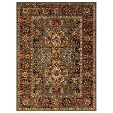 Karastan Spice Market Dhahar Aquamarine 5"3" x 7"10" Area Rug, , large