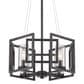 Golden Lighting Marco 4-Light Pendant in Matte Black, , large