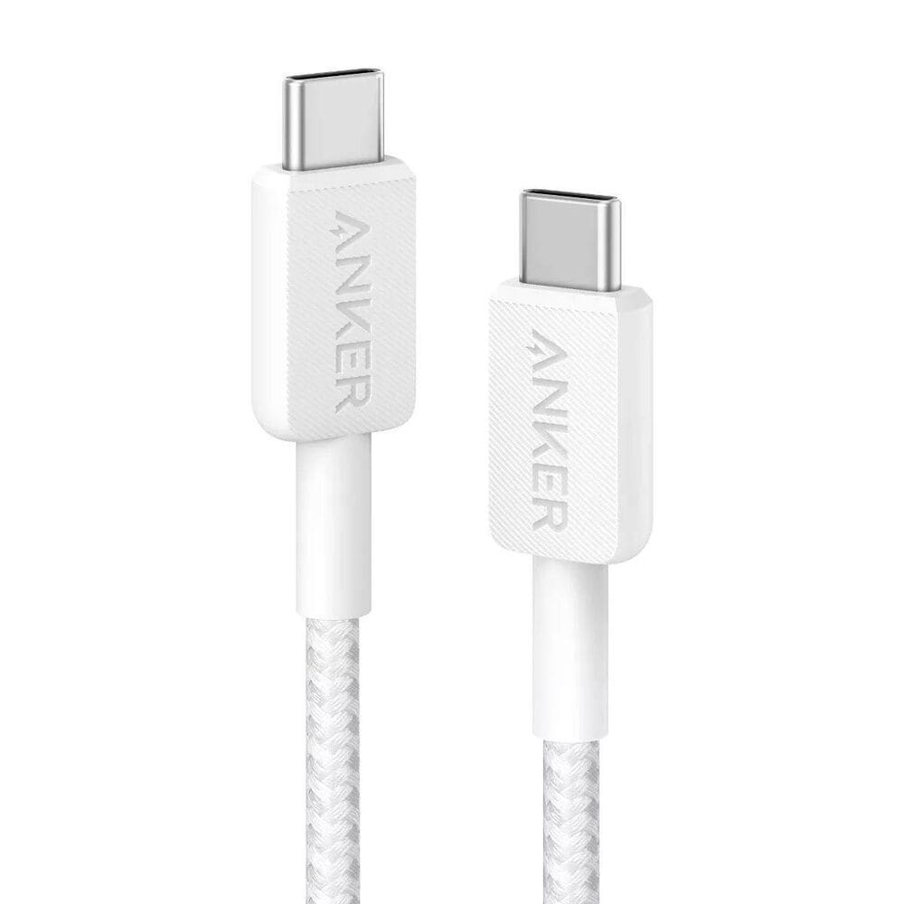 Anker 3" Braided USB-C to USB-C Cable in White, , large