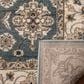 Safavieh Lyndhurst 7" Square Teal and Cream Area Rug, , large
