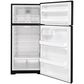 GE Appliances 16.6 Cu Ft. Top Freezer Refrigerator in Black, , large