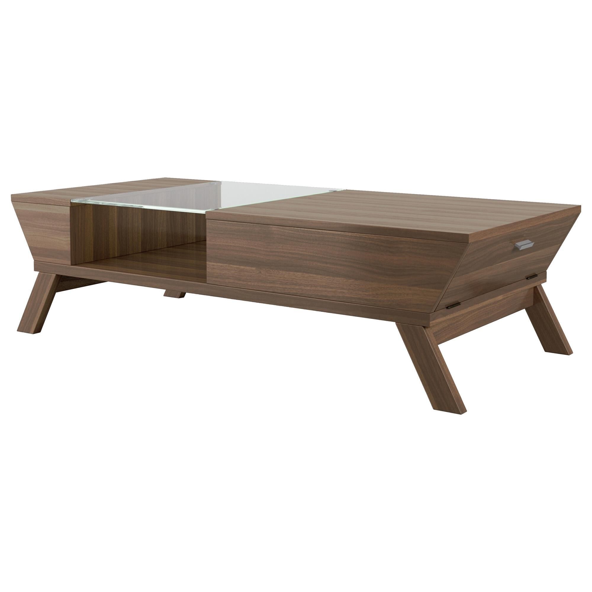 Furniture of America Parrish Coffee Table in Walnut