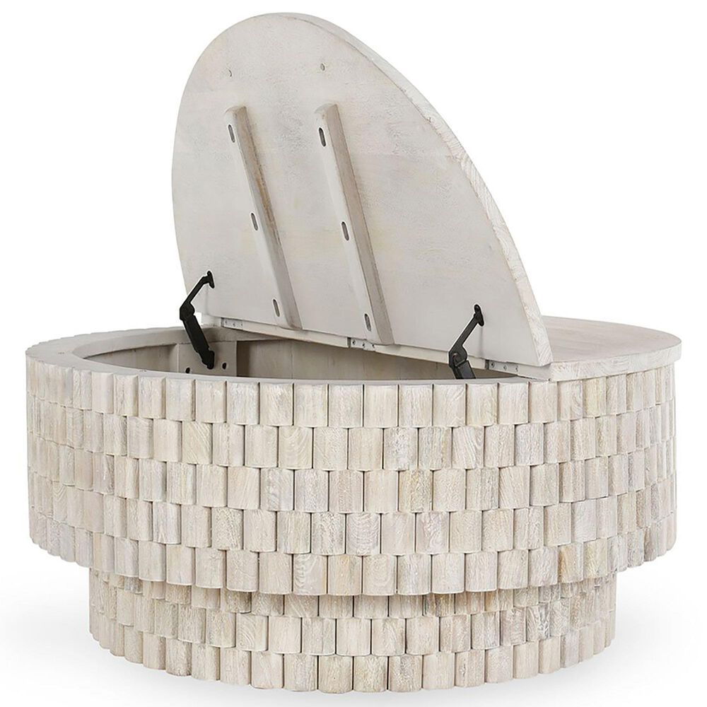 Classic Home Norwood Coffee Table in Coastal White, , large