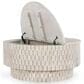 Classic Home Norwood Coffee Table in Coastal White, , large