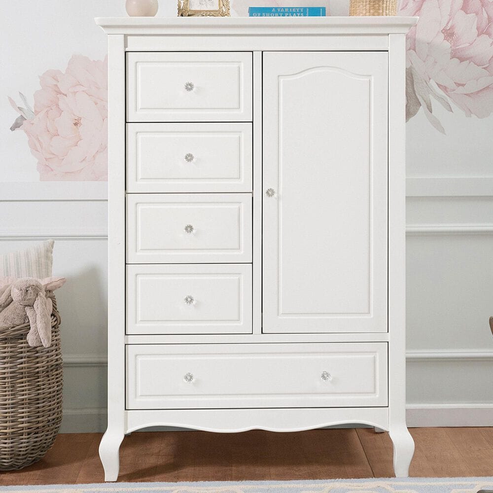 Franklin & Ben Mirabelle 5 Drawer Chifforobe in Warm White, , large