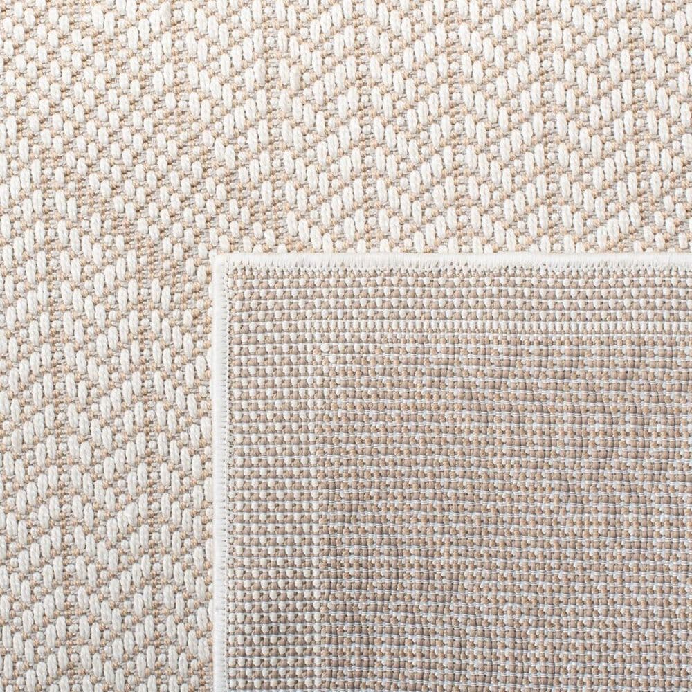 Safavieh Bermuda 5&#39; Square Cream and Beige Indoor/Outdoor Area Performance Rug, , large