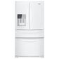 Whirlpool 24.5 Cu. Ft. French Door Refrigerator in White, , large