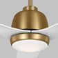Murray Feiss Avila 54" Indoor/Outdoor Ceiling Fan in Satin Brass, , large