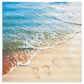 Safavieh Barbados Tropical Beach BAR550 6"6" Square Gold and Blue Indoor/Outdoor Area Rug, , large