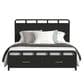 Mayberry Hill Ridgemont King Storage Bed in Black, , large