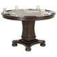 SUNSET Vegas 5-Piece Round Game Table Set in Smoke Gray, , large