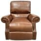 USA Premium Leather 7500 Power Leather Recliner in Almond and Pasiley, , large